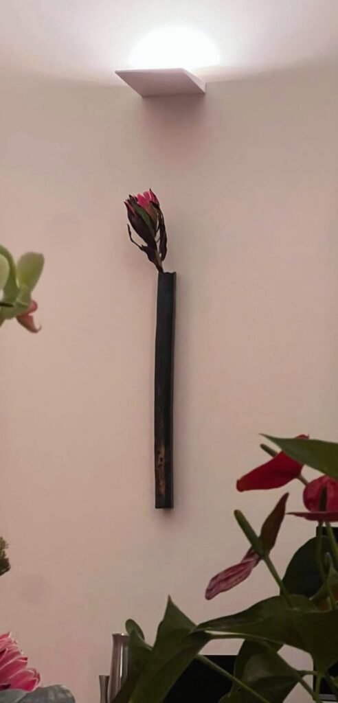 DIY wall vase