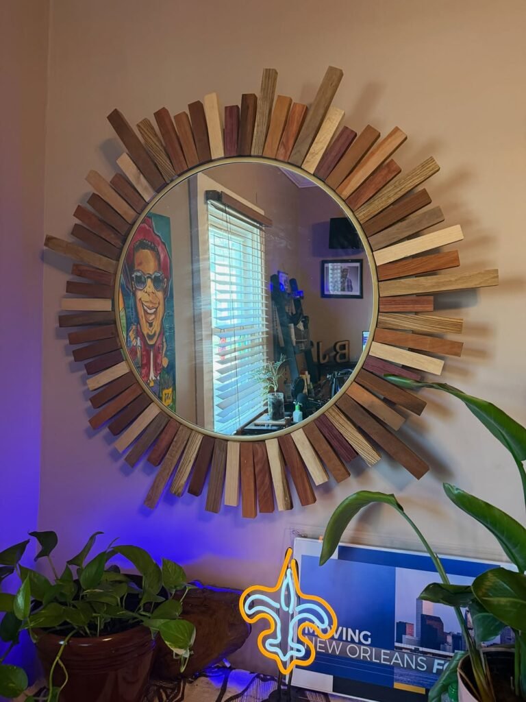 Sunburst mirror
