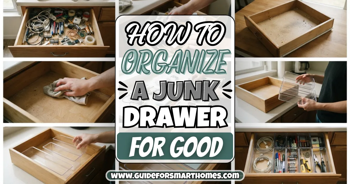 How to Organize a Junk Drawer for Good (So It Doesn’t Turn Back Into Chaos in a Month)