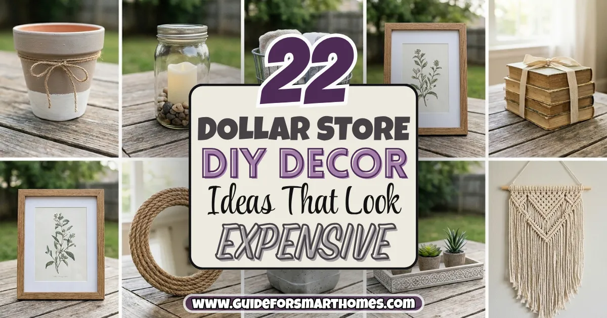 22 Dollar Store DIY Decor Ideas That Look Expensive (Most Cost Under $10)